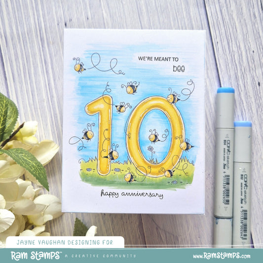 Animal Numbers: Ten Bees by Jayne