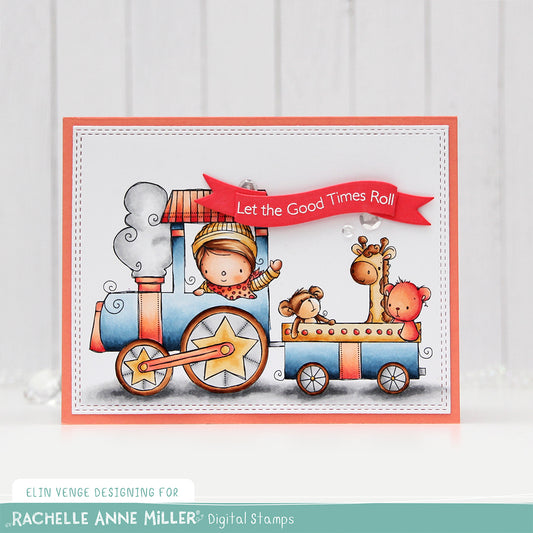 Animal Train by Elin