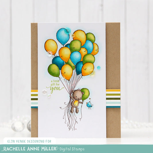 Teddy's Balloons by Elin