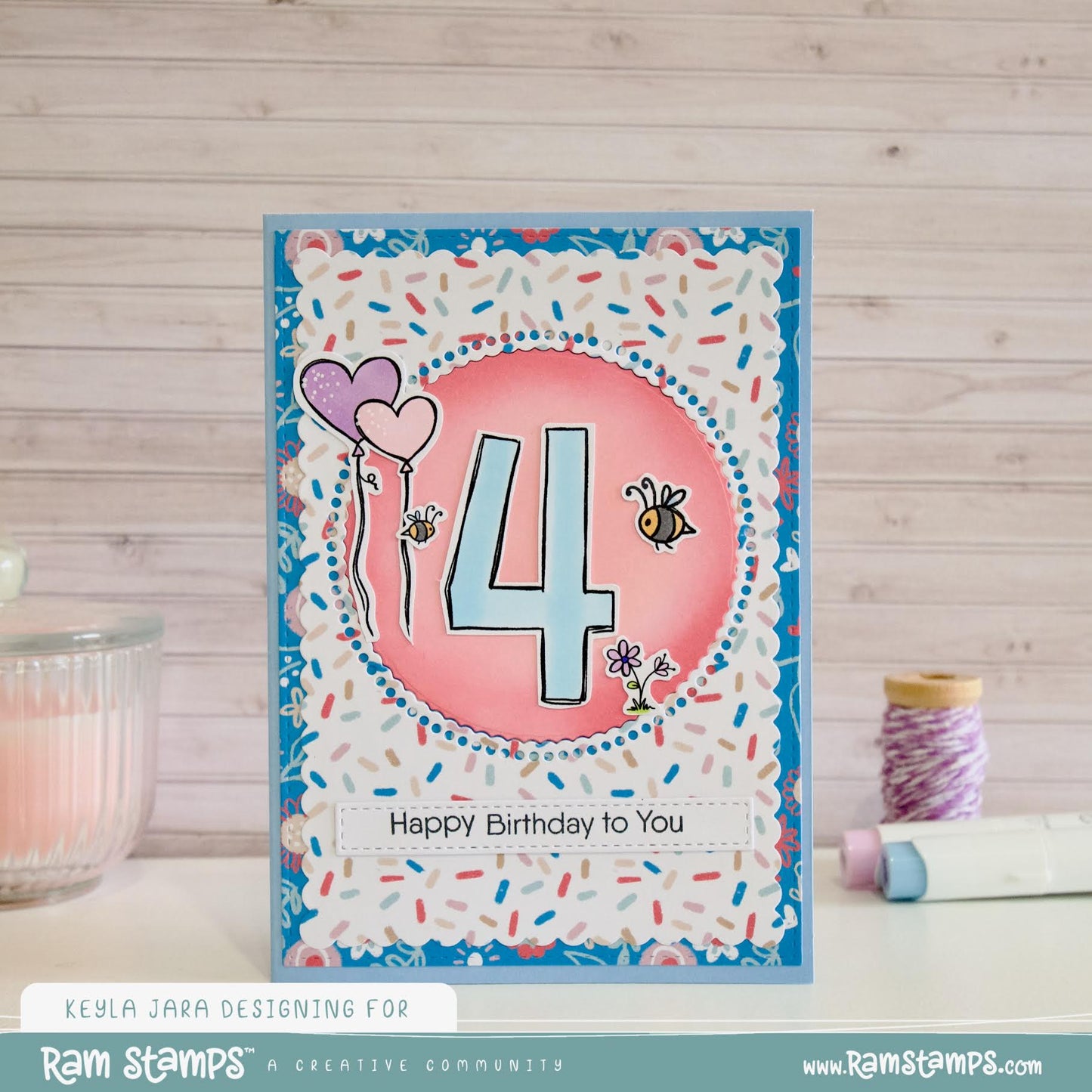 'Happy Birthday Creator - Numbers' Digital Stamp
