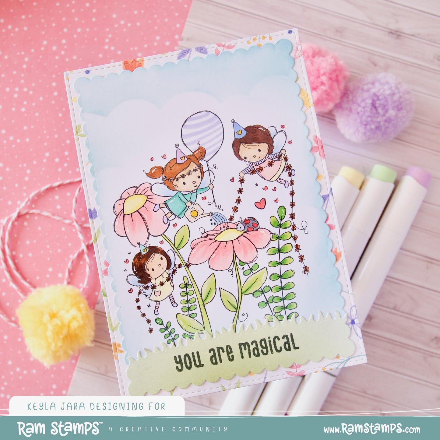 'Fairy Party' Digital Stamp