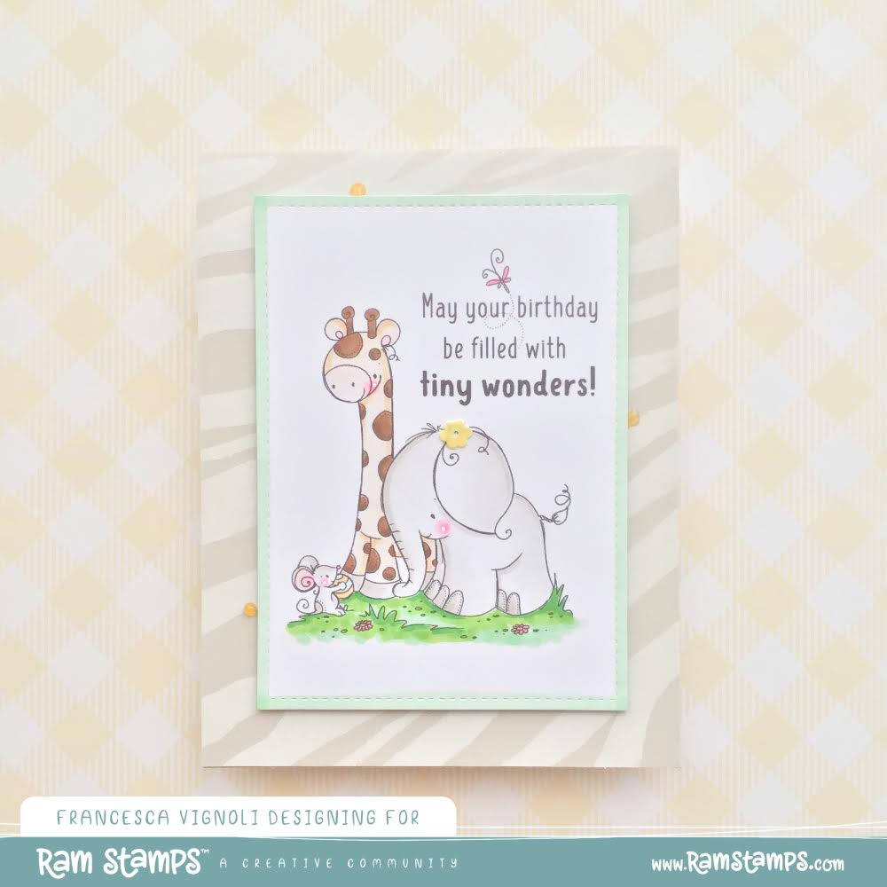 'Safari Friends: Tiny Wonders' Digital Stamp