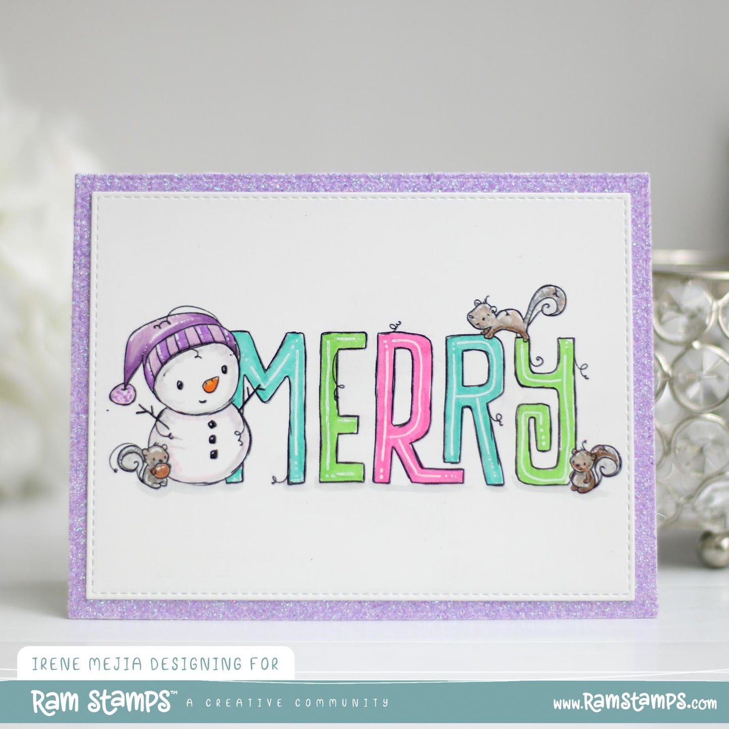 'Christmas Merry' Digital Stamp