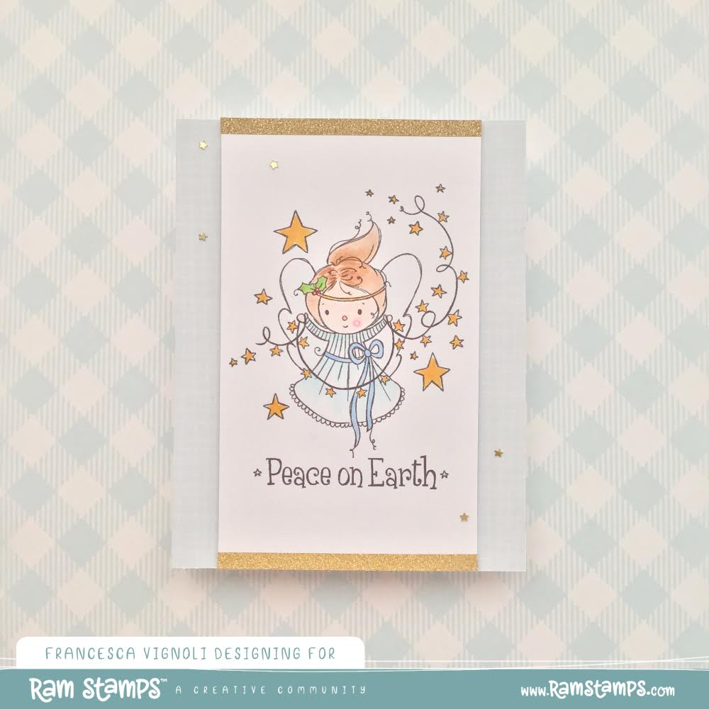 'Peace Angel' Digital Stamp