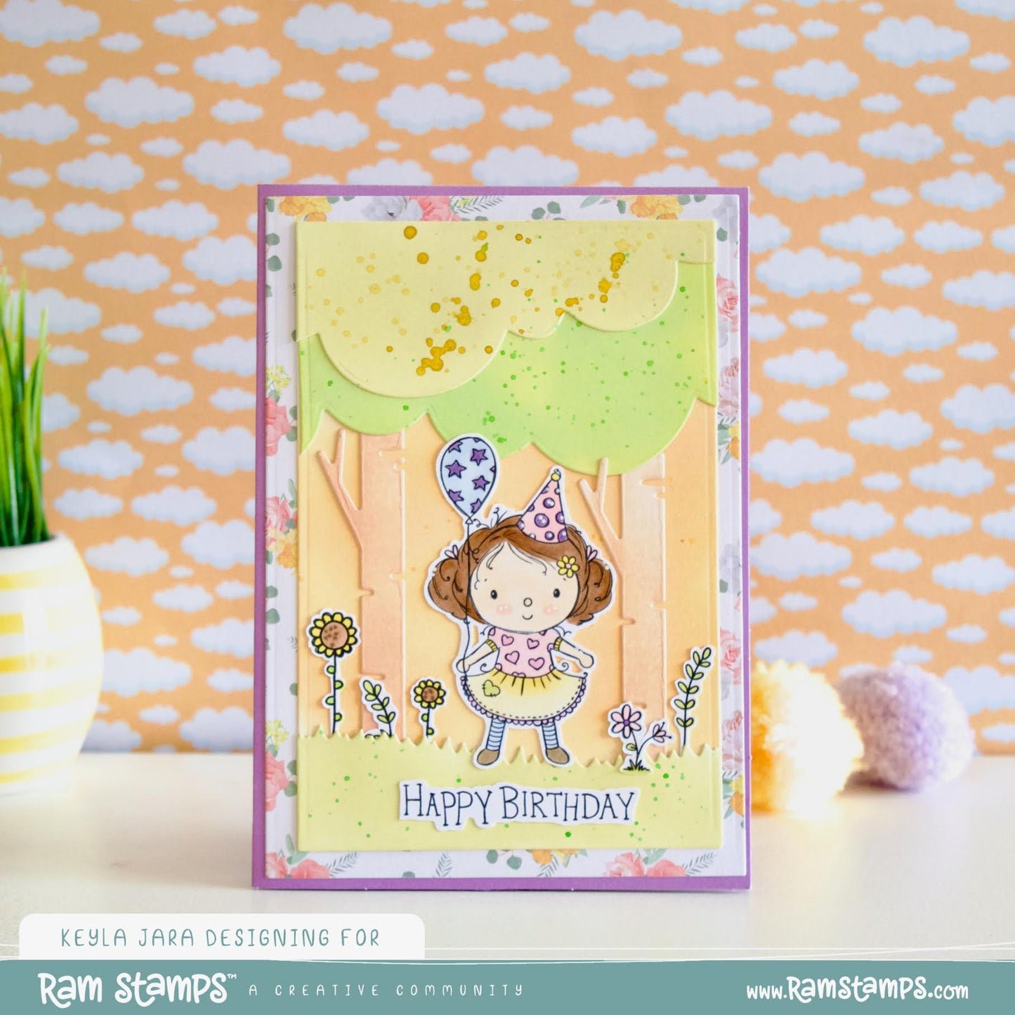 'Happy Birthday Creator - Characters' Digital Stamp