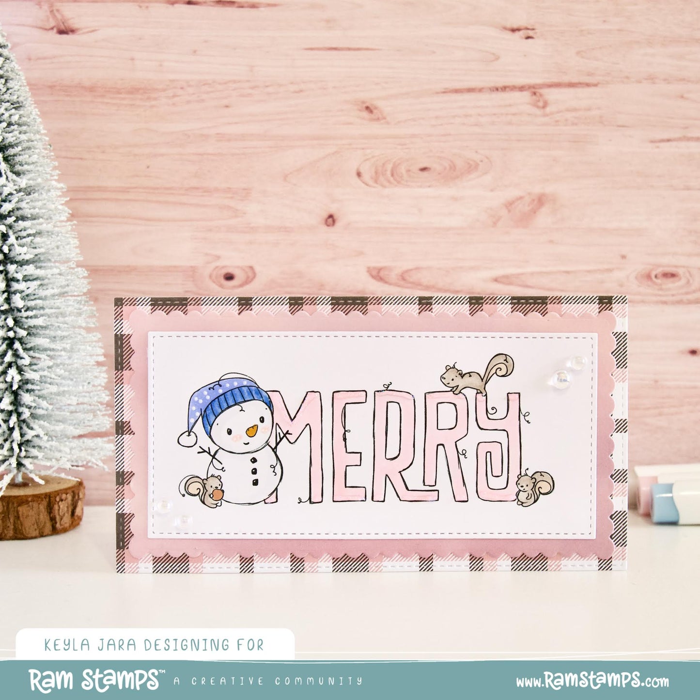 'Christmas Merry' Digital Stamp
