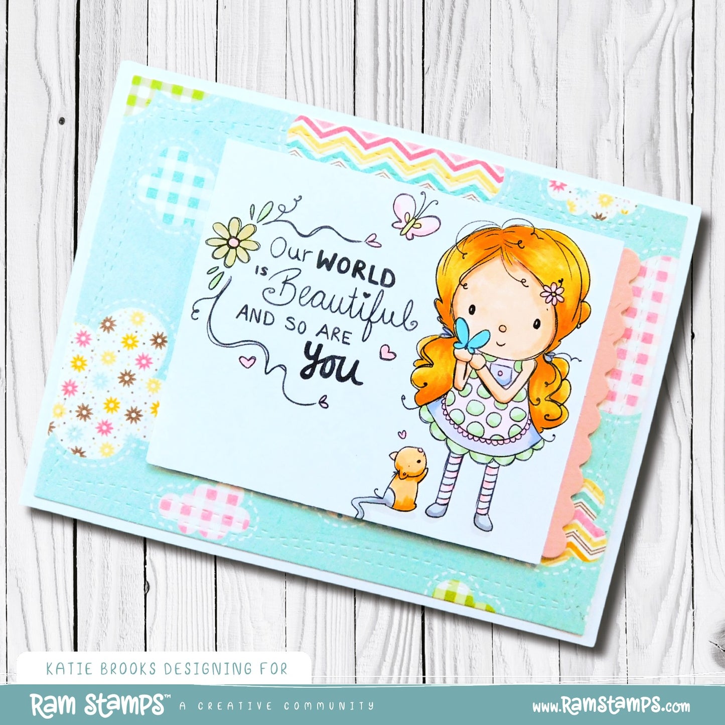 'You Are Beautiful' Digital Stamp