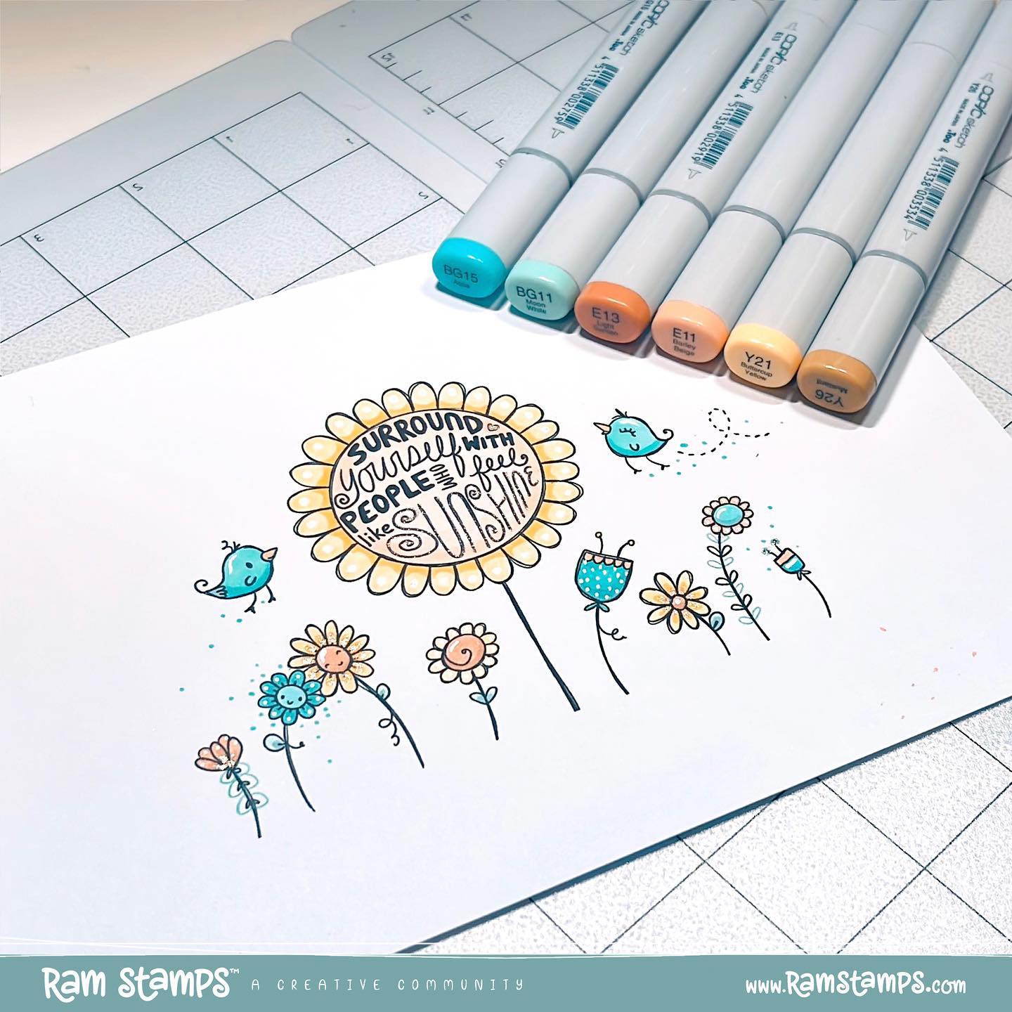 'Feel Like Sunshine' Digital Stamp