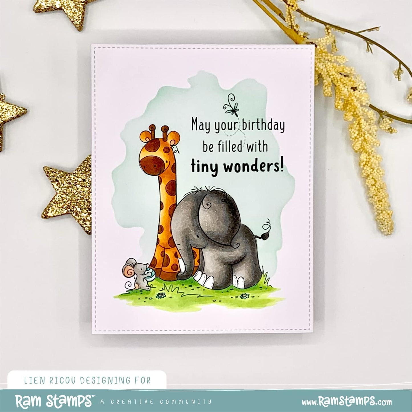 'Safari Friends: Tiny Wonders' Digital Stamp