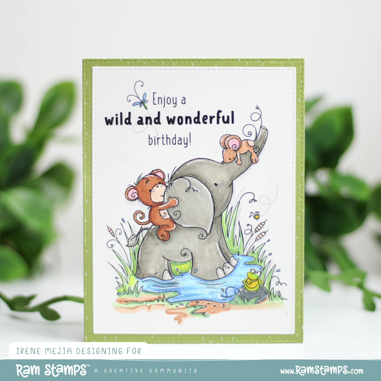 'Safari Friends: Wild & Wonderful' Digital Stamp