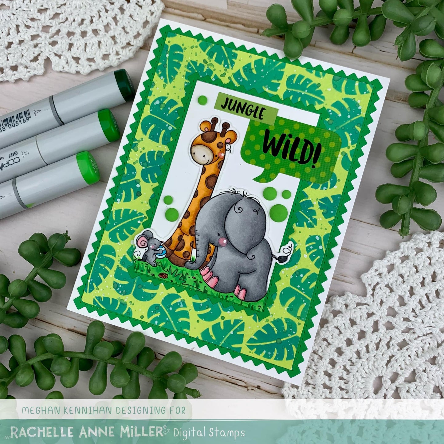 'Safari Friends: Tiny Wonders' Digital Stamp