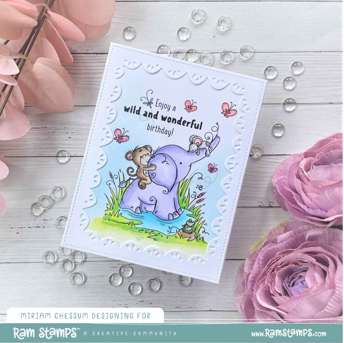 'Safari Friends: Wild & Wonderful' Digital Stamp