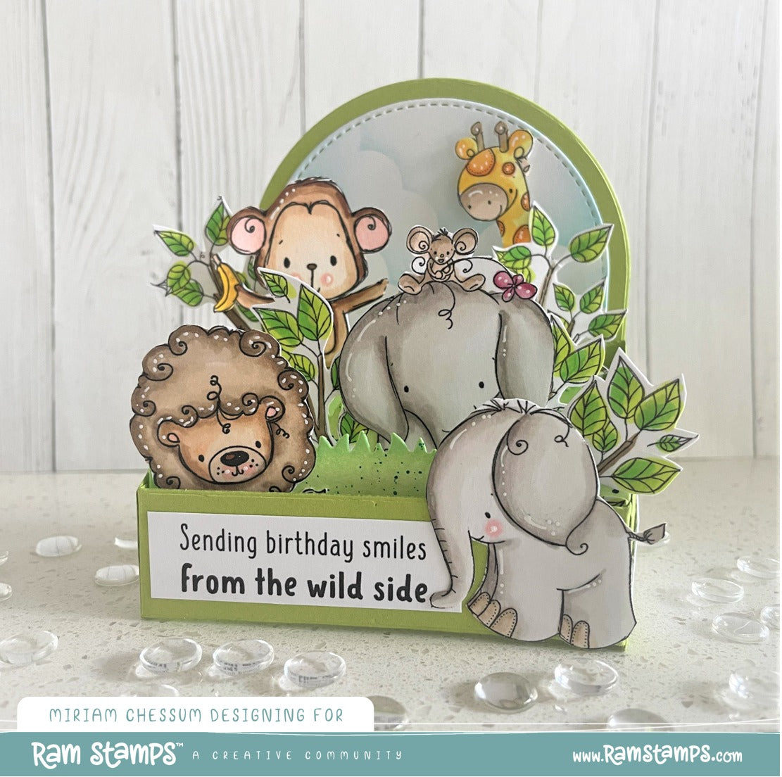 'Safari Friends: Wild Side' Digital Stamp
