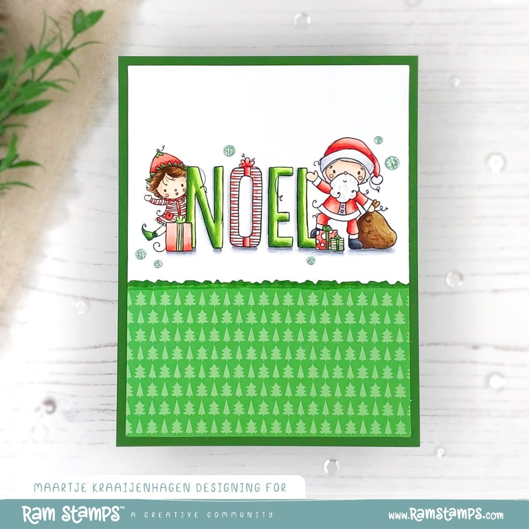 'Christmas Noel' Digital Stamp