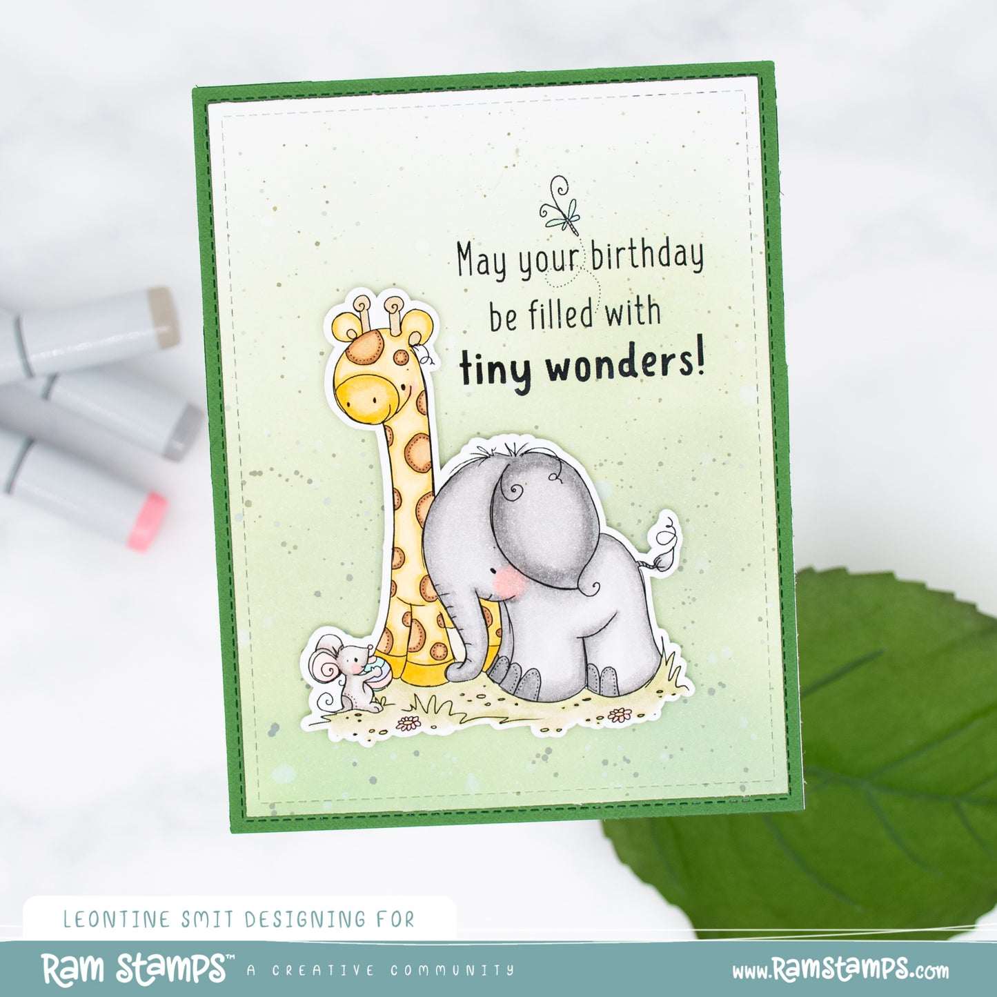 'Safari Friends: Tiny Wonders' Digital Stamp
