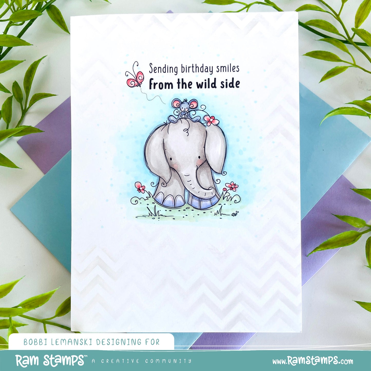 'Safari Friends: Wild Side' Digital Stamp