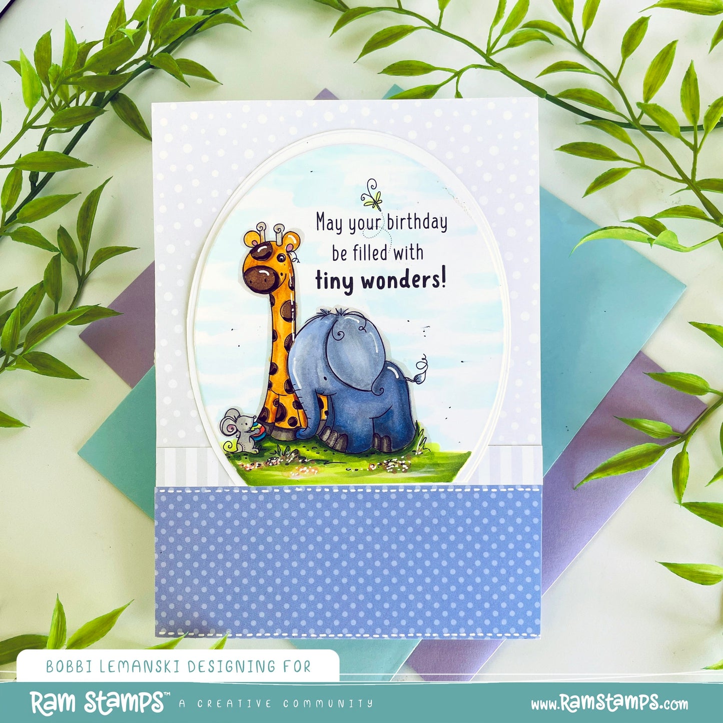 'Safari Friends: Tiny Wonders' Digital Stamp