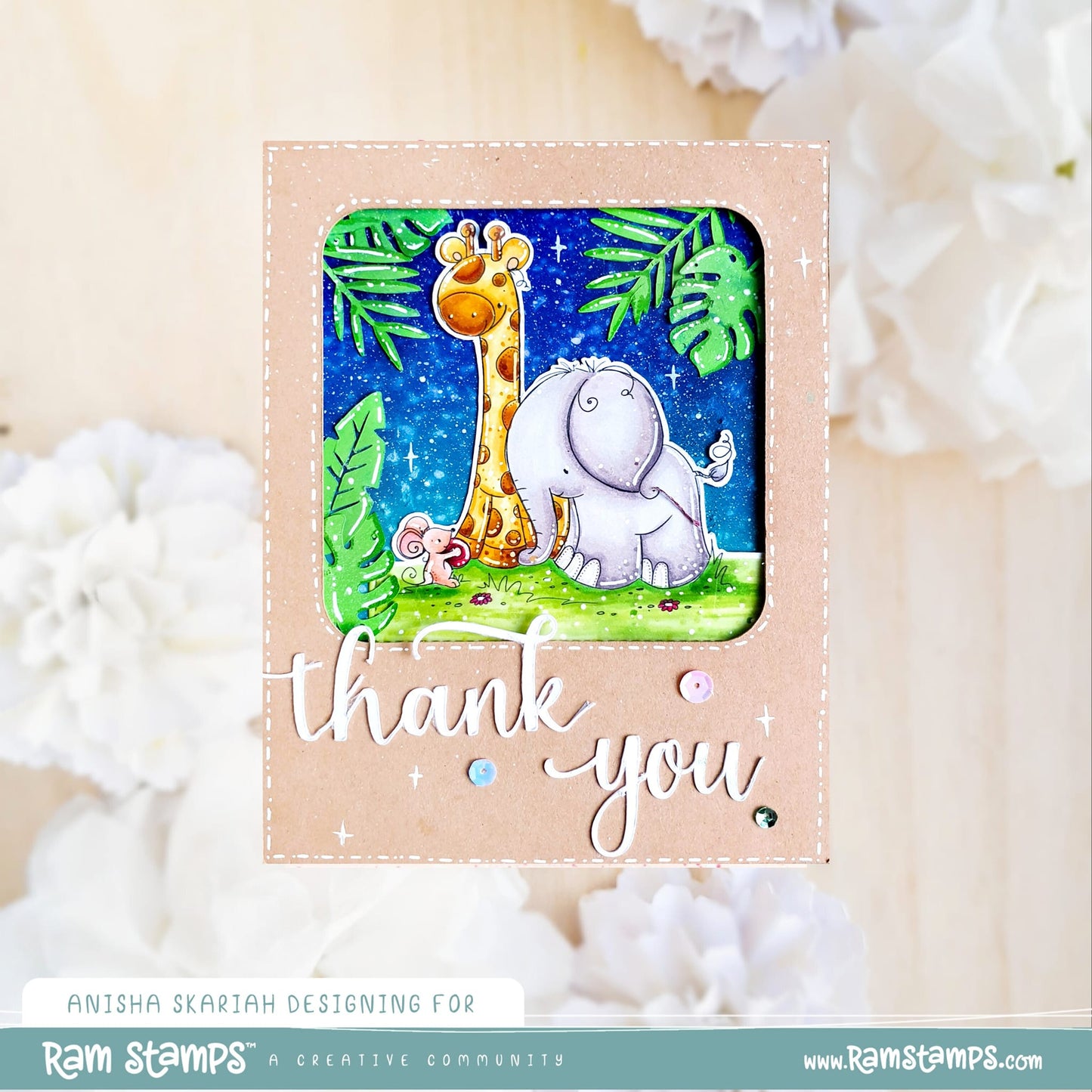 'Safari Friends: Tiny Wonders' Digital Stamp