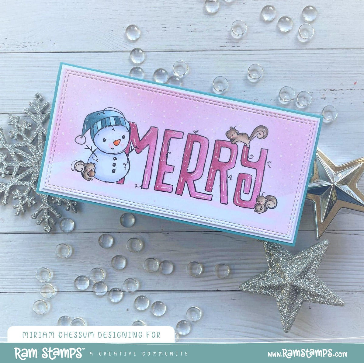 'Christmas Merry' Digital Stamp