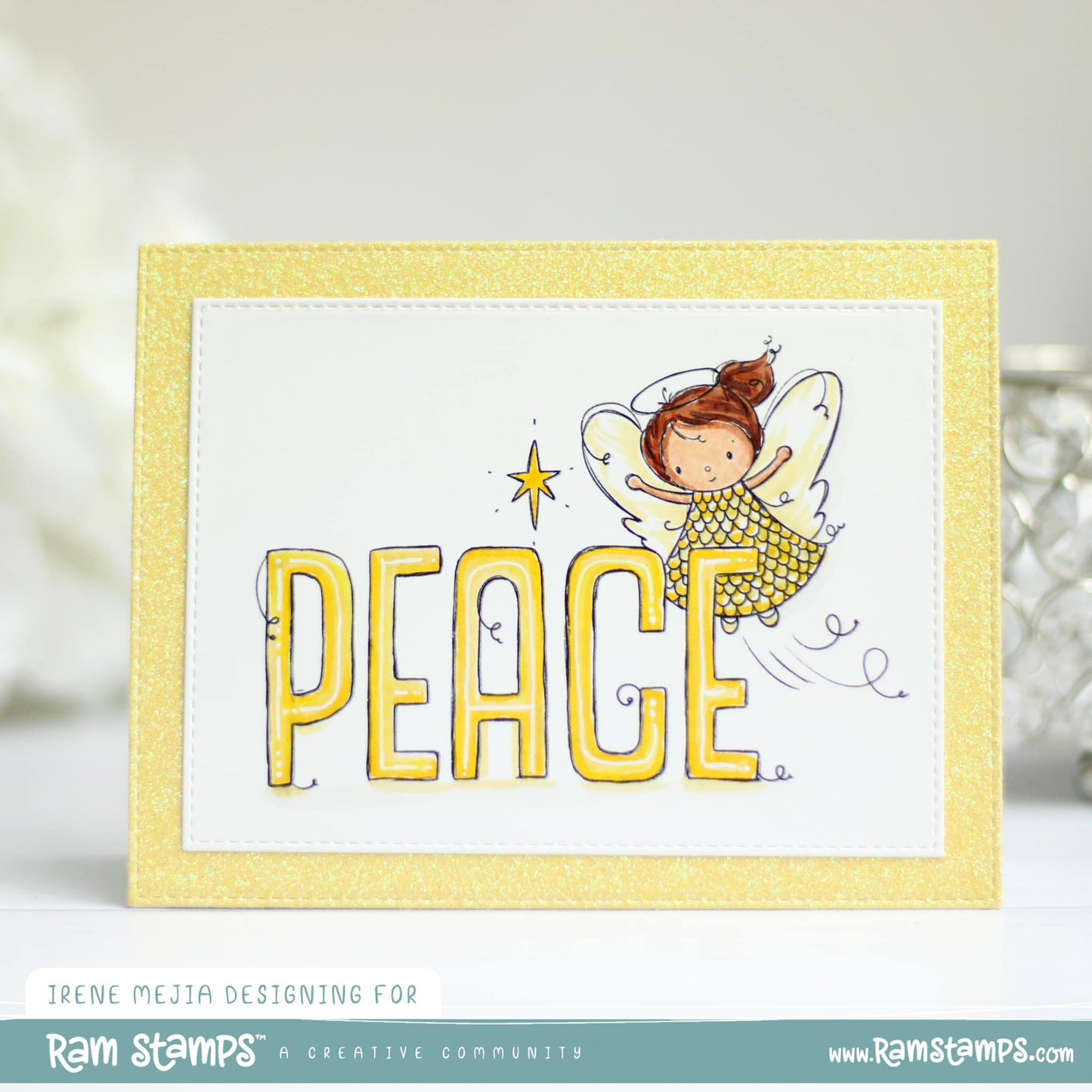 'Christmas Peace' Digital Stamp