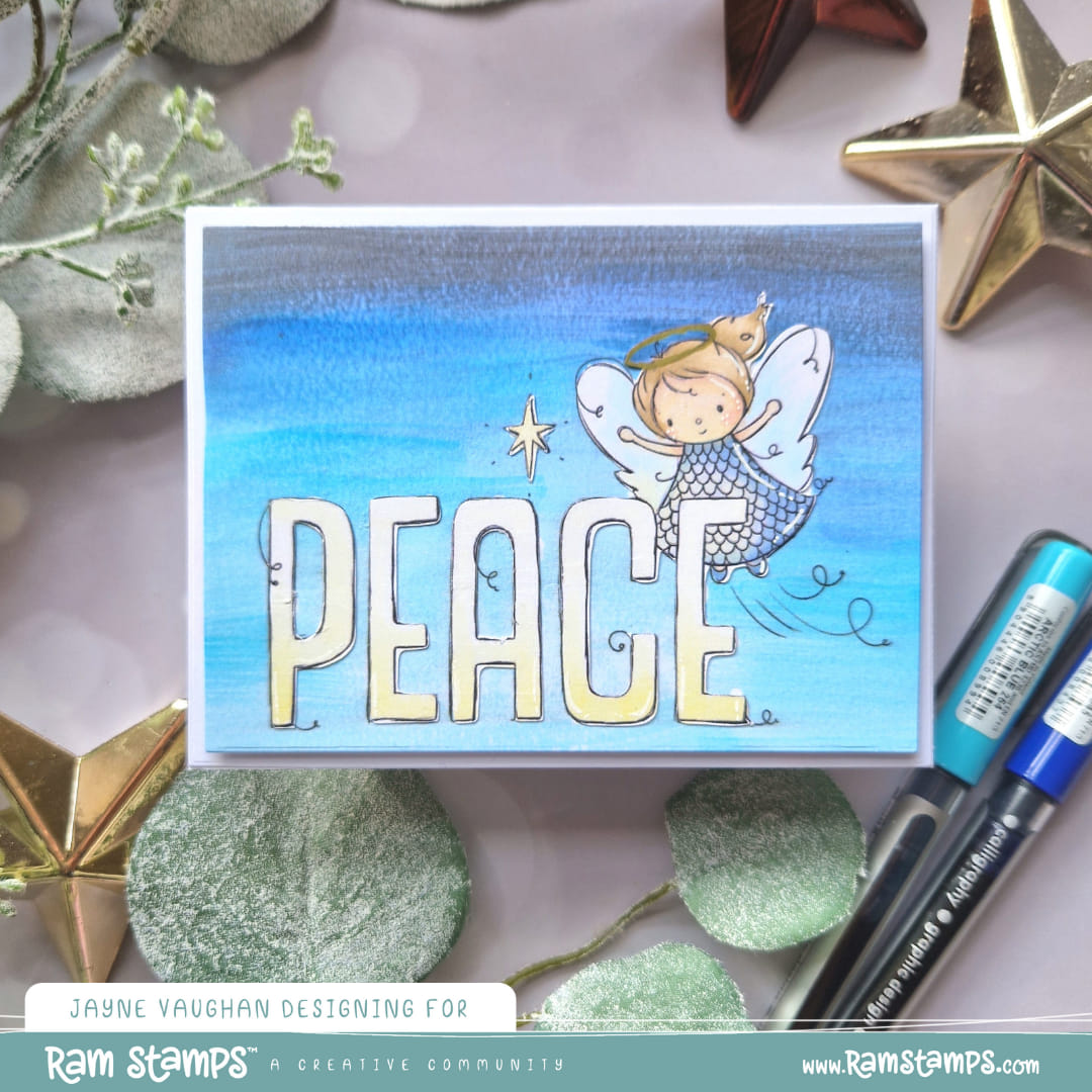 'Christmas Peace' Digital Stamp