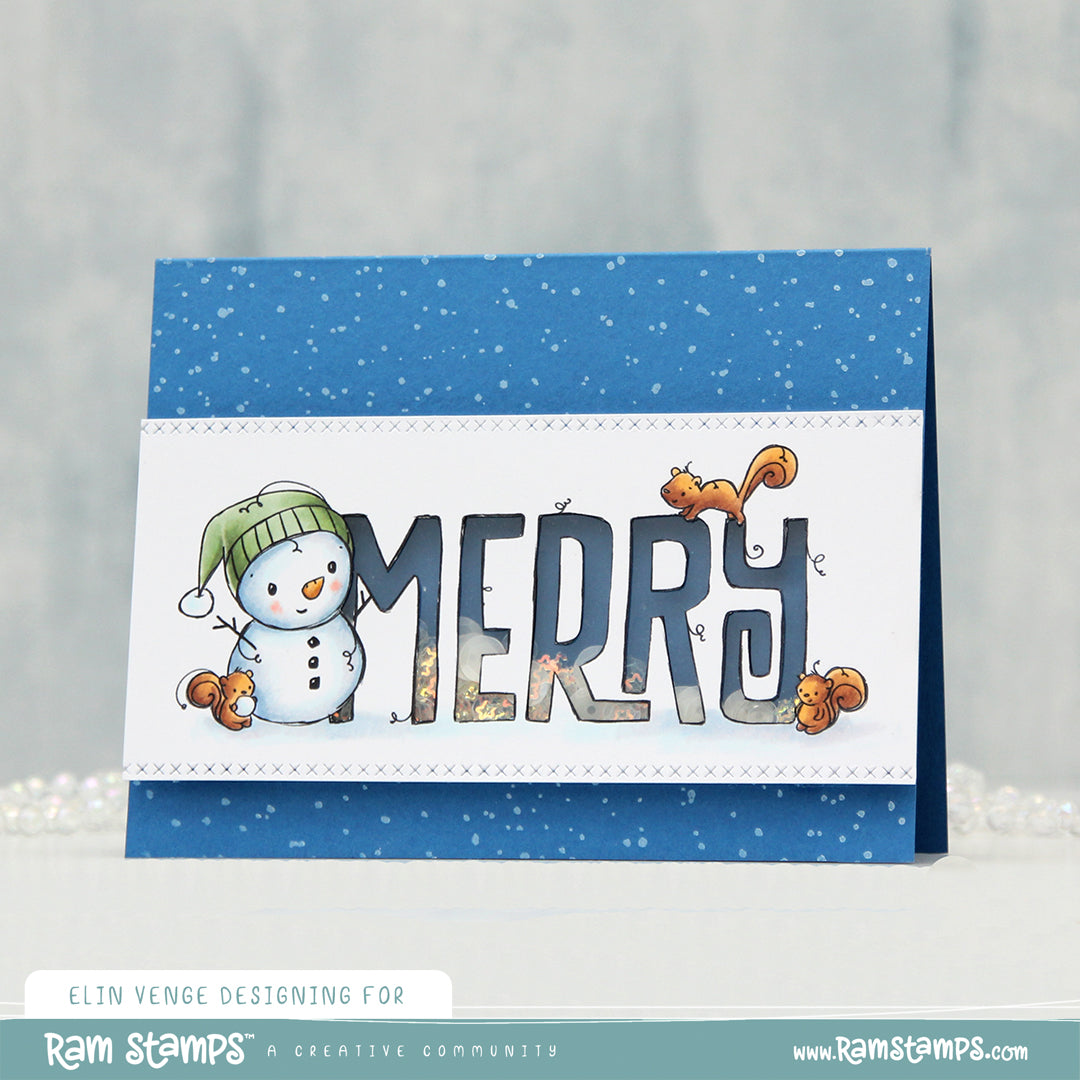'Christmas Sentiments' Digital Stamp Set