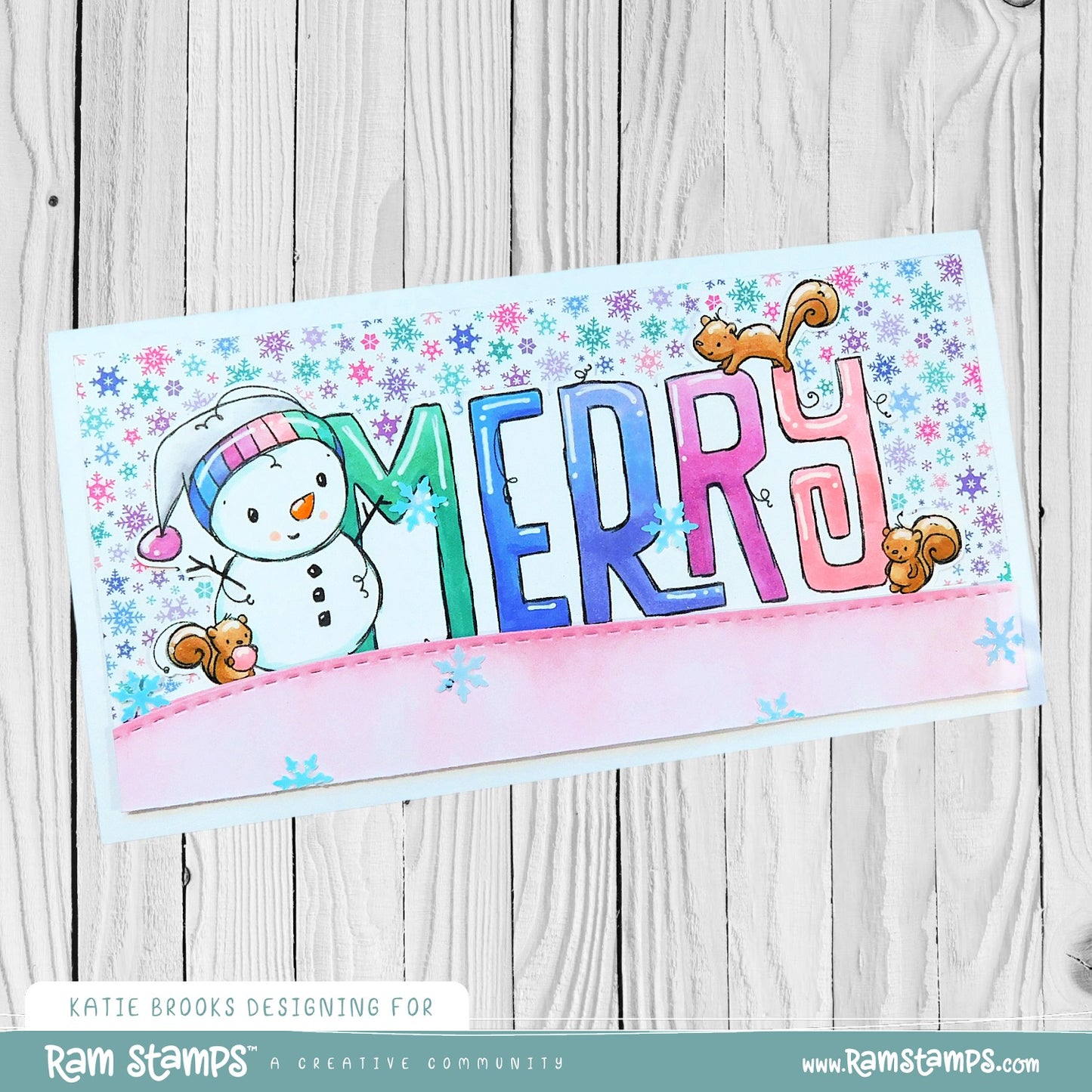 'Christmas Merry' Digital Stamp