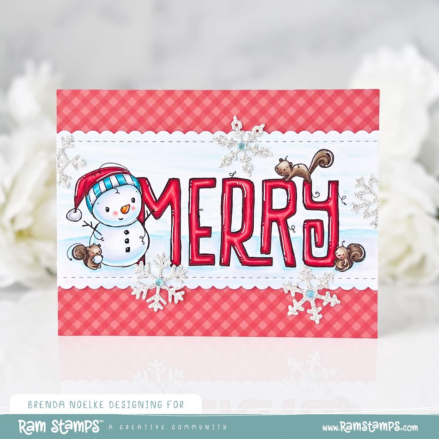 'Christmas Merry' Digital Stamp