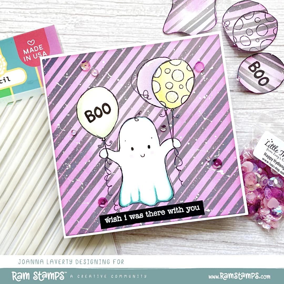 'Cute Ghost' Digital Stamp