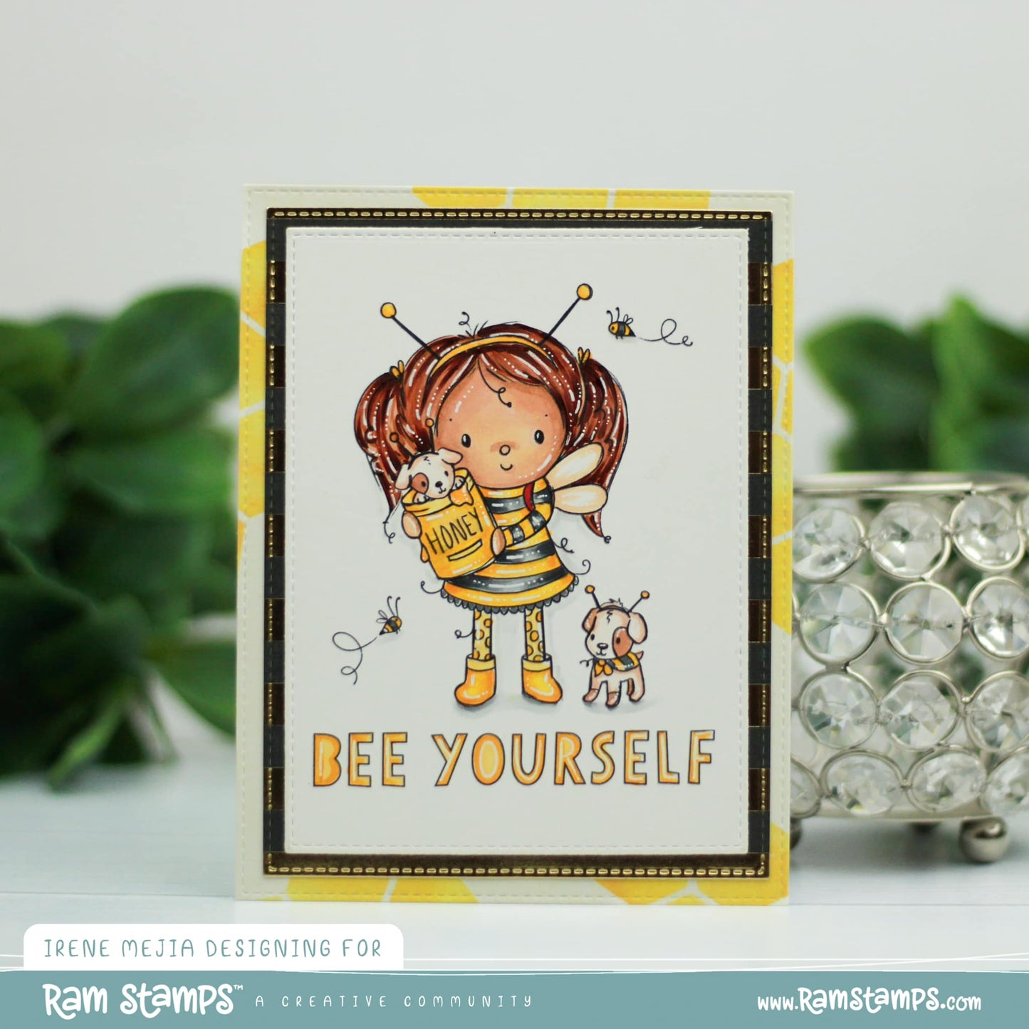 'Bee Yourself' Digital Stamp