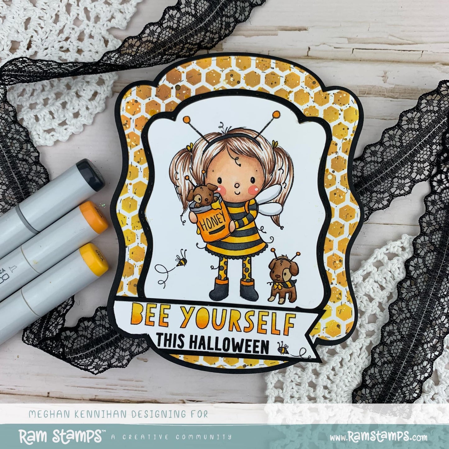 'Bee Yourself' Digital Stamp