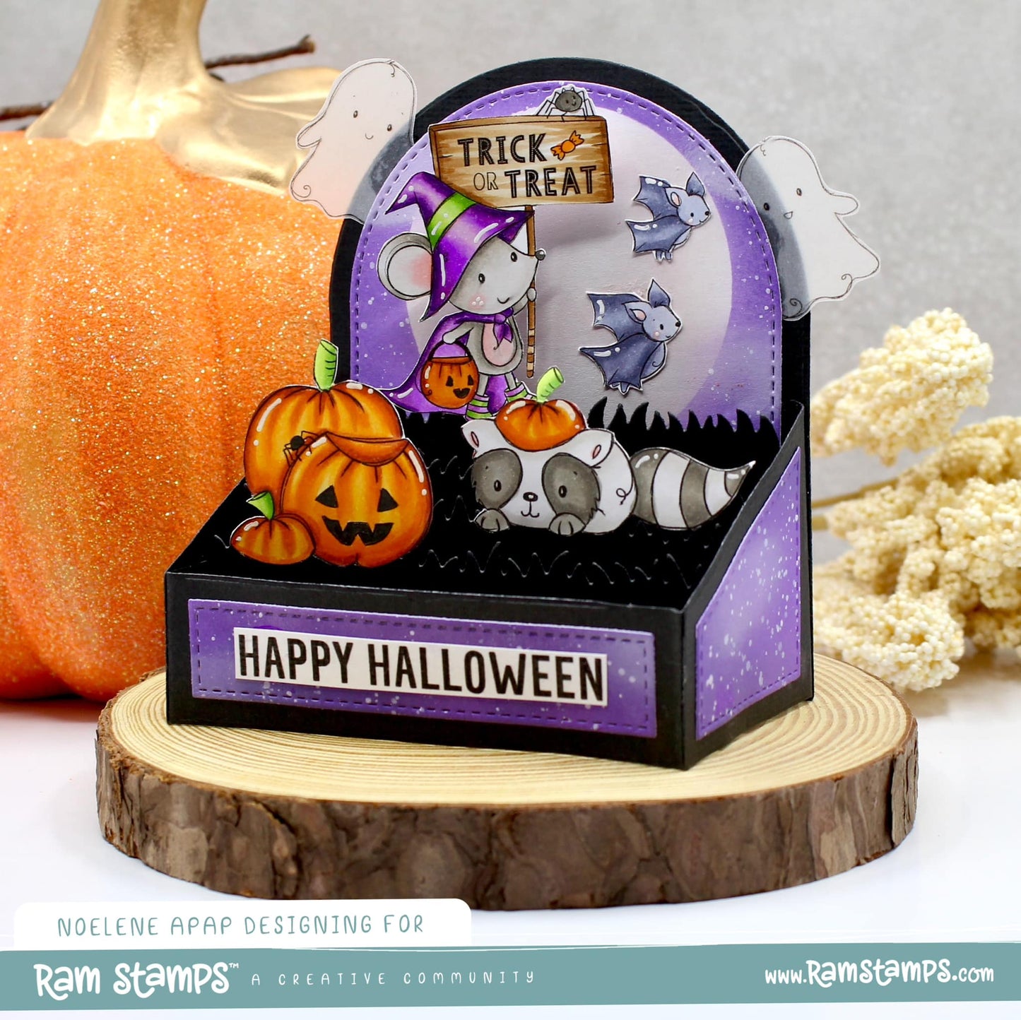 'Happy Halloween' Digital Stamp Set