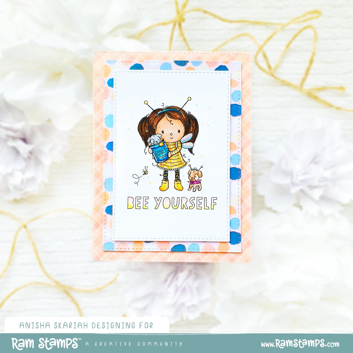 'Bee Yourself' Digital Stamp