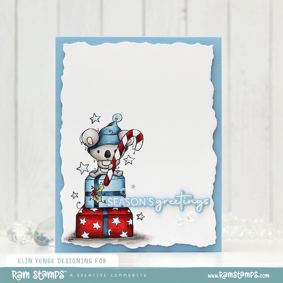 'Sweet Koala Christmas' Digital Stamp