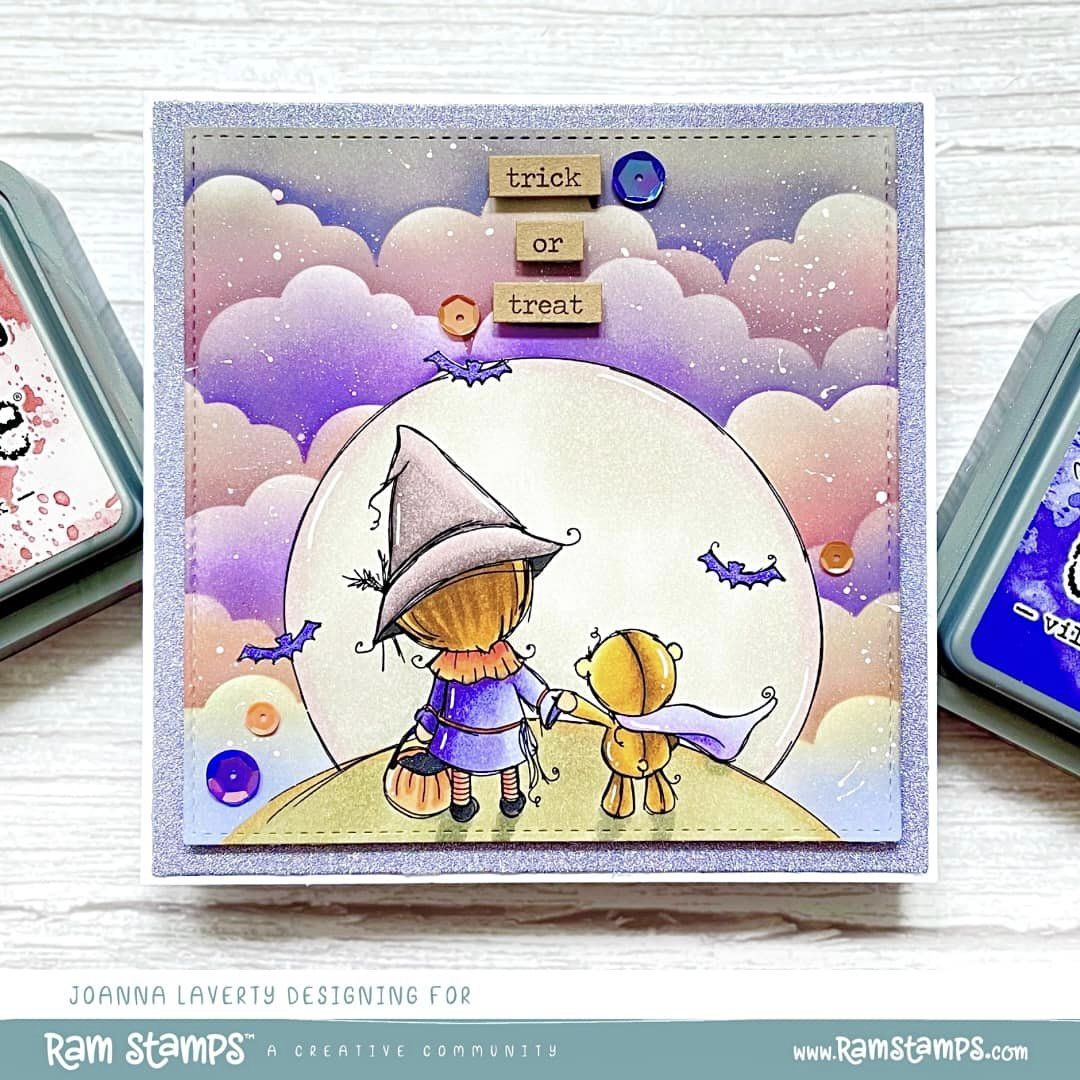 'Halloween Moon' Digital Stamp