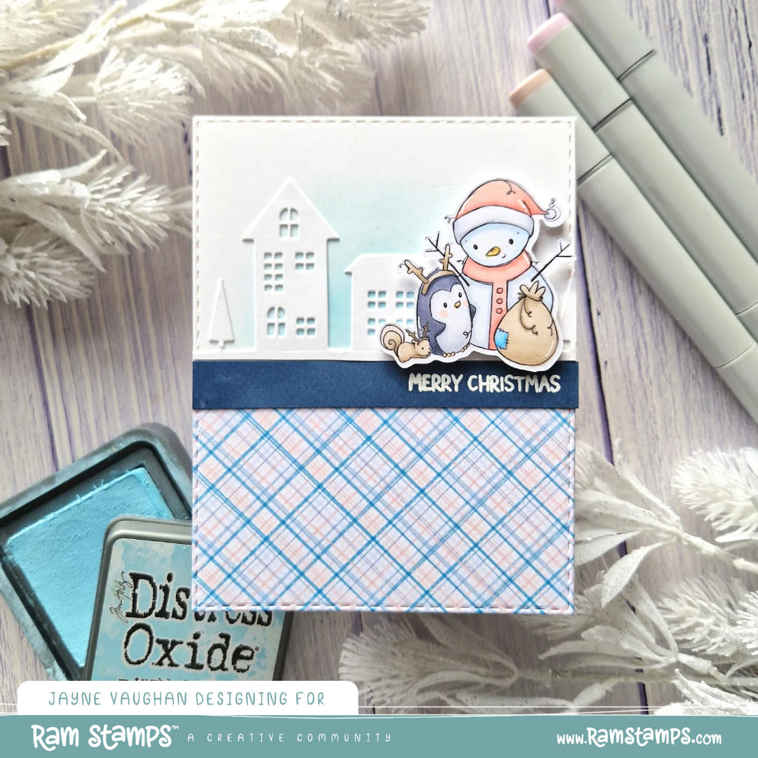 'Snowy Christmas' Digital Pattern Paper Pack