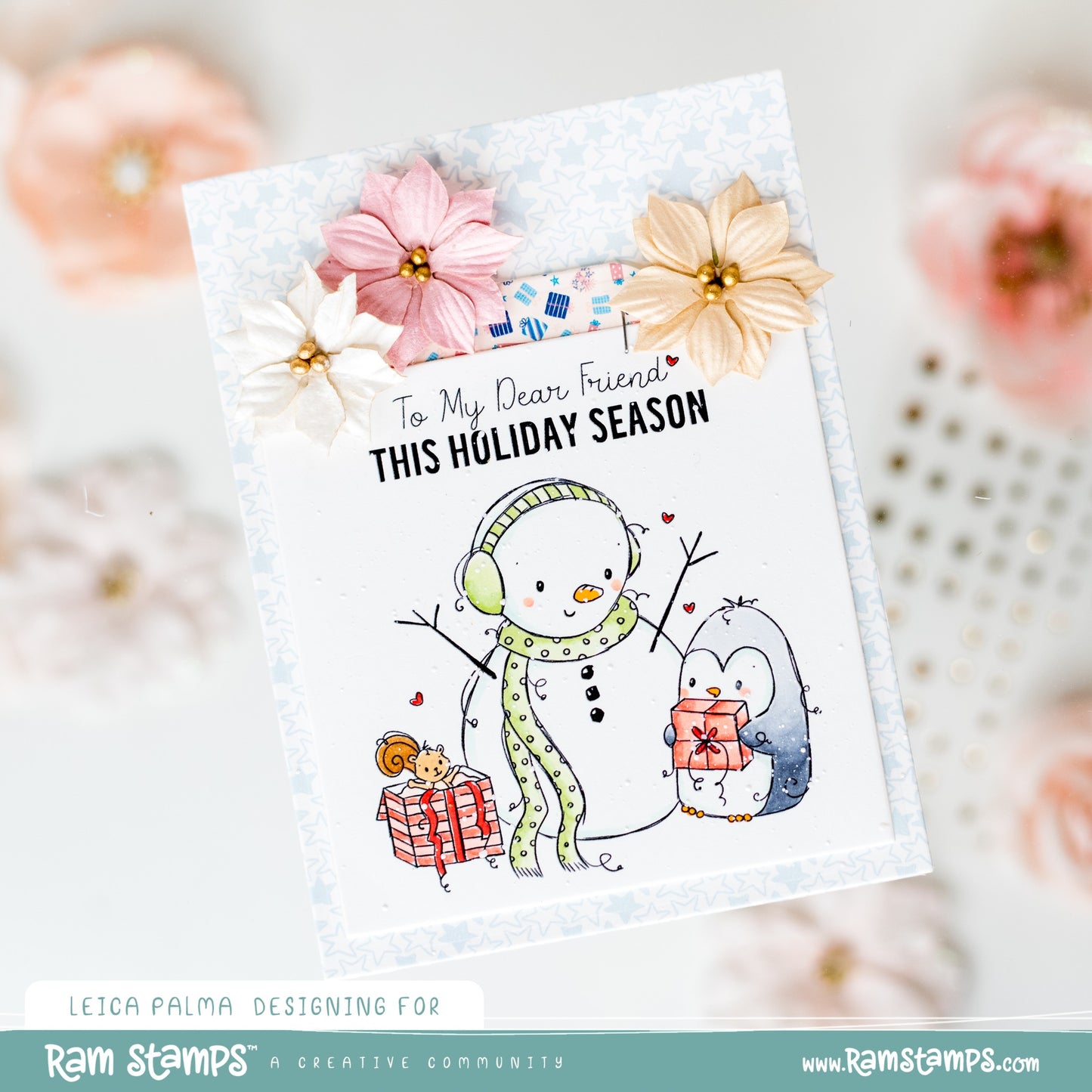 'Snowy Christmas' Digital Pattern Paper Pack