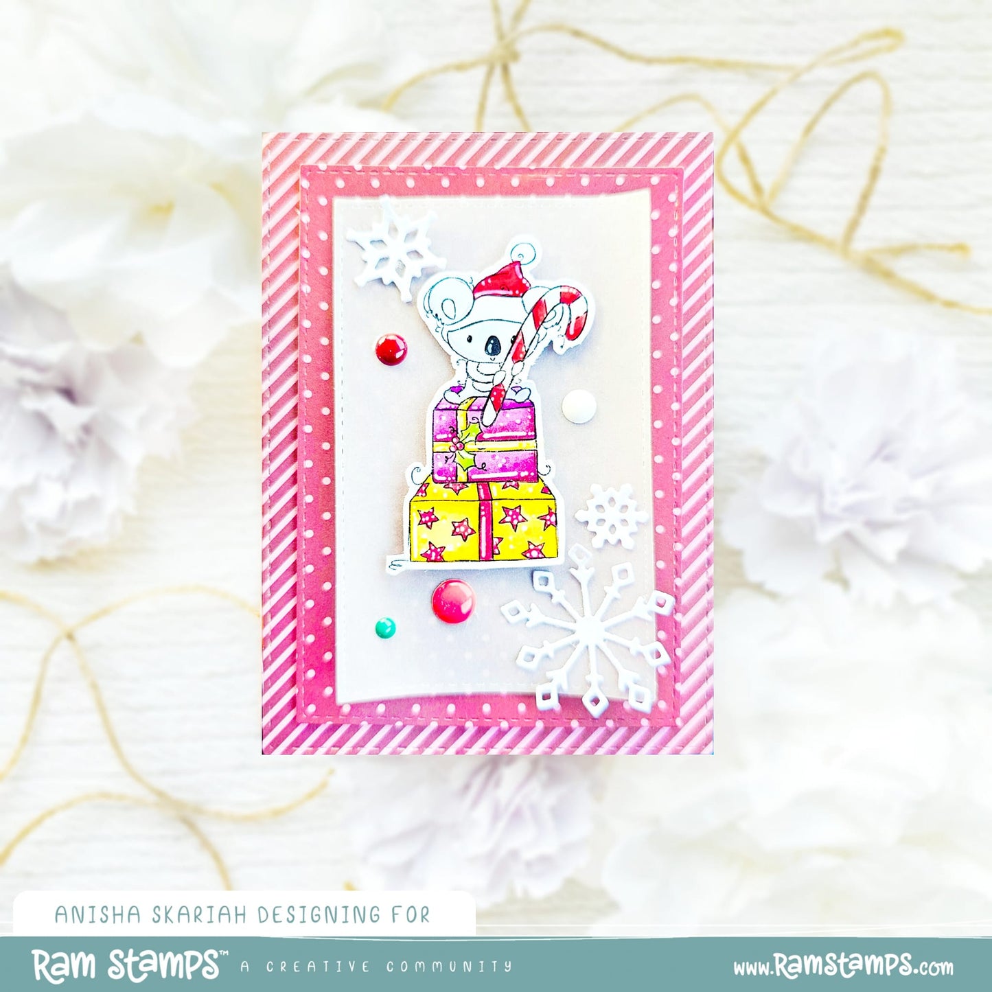 'Sweet Koala Christmas' Digital Stamp