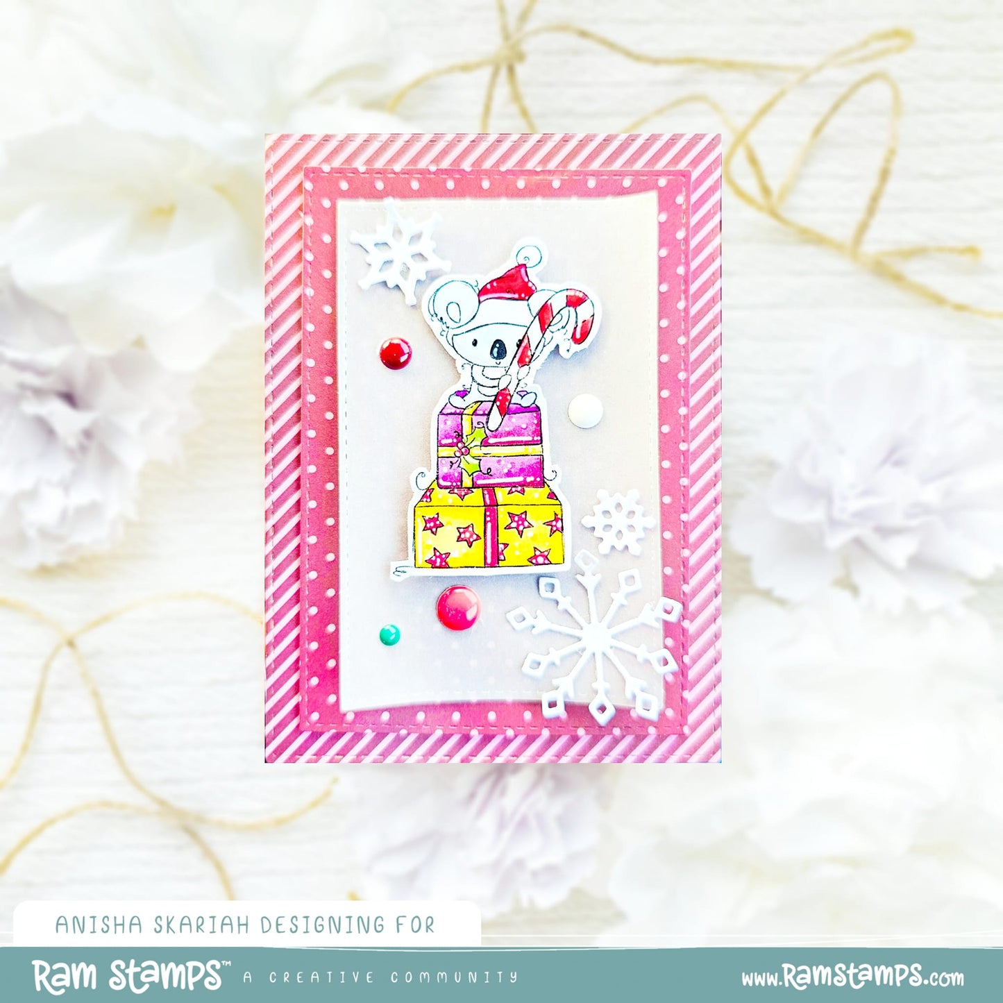 'Sweet Koala Christmas' Digital Stamp