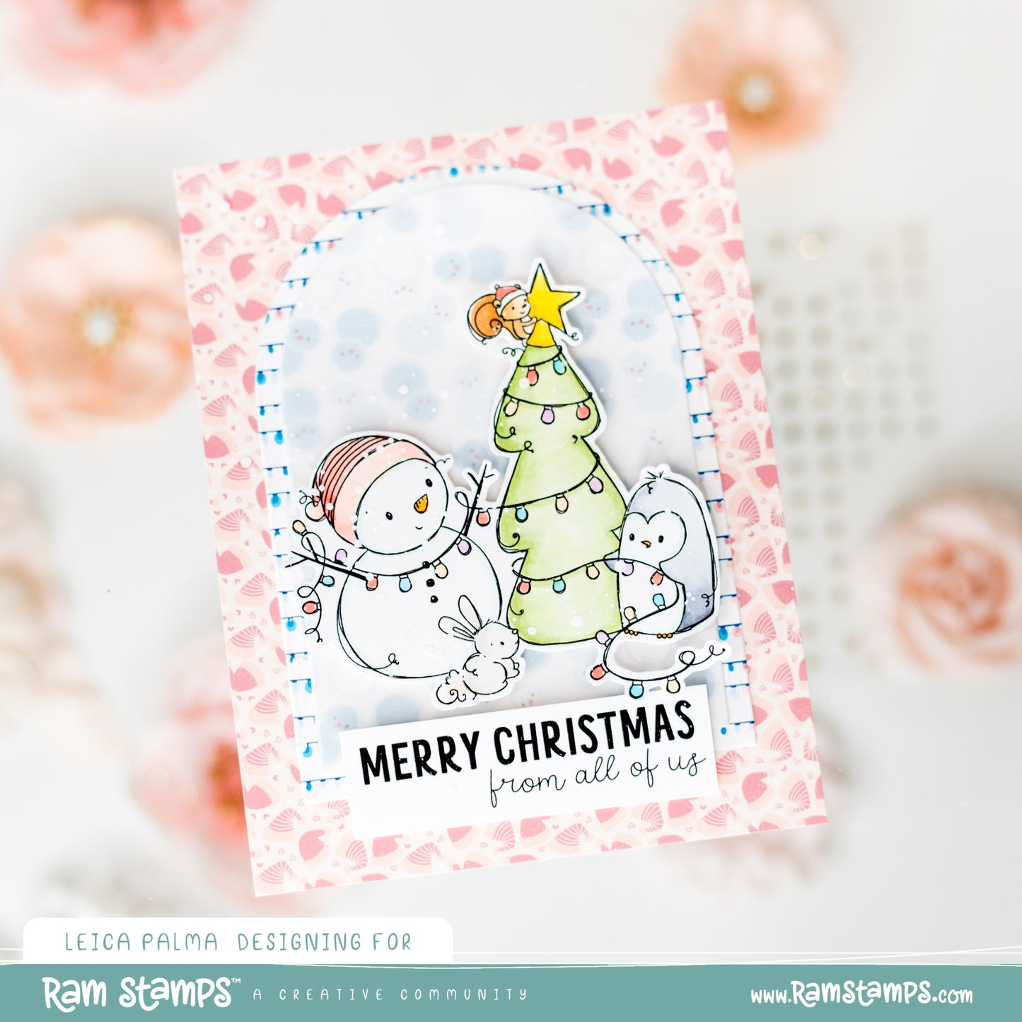 'Snowy Christmas' Digital Pattern Paper Pack