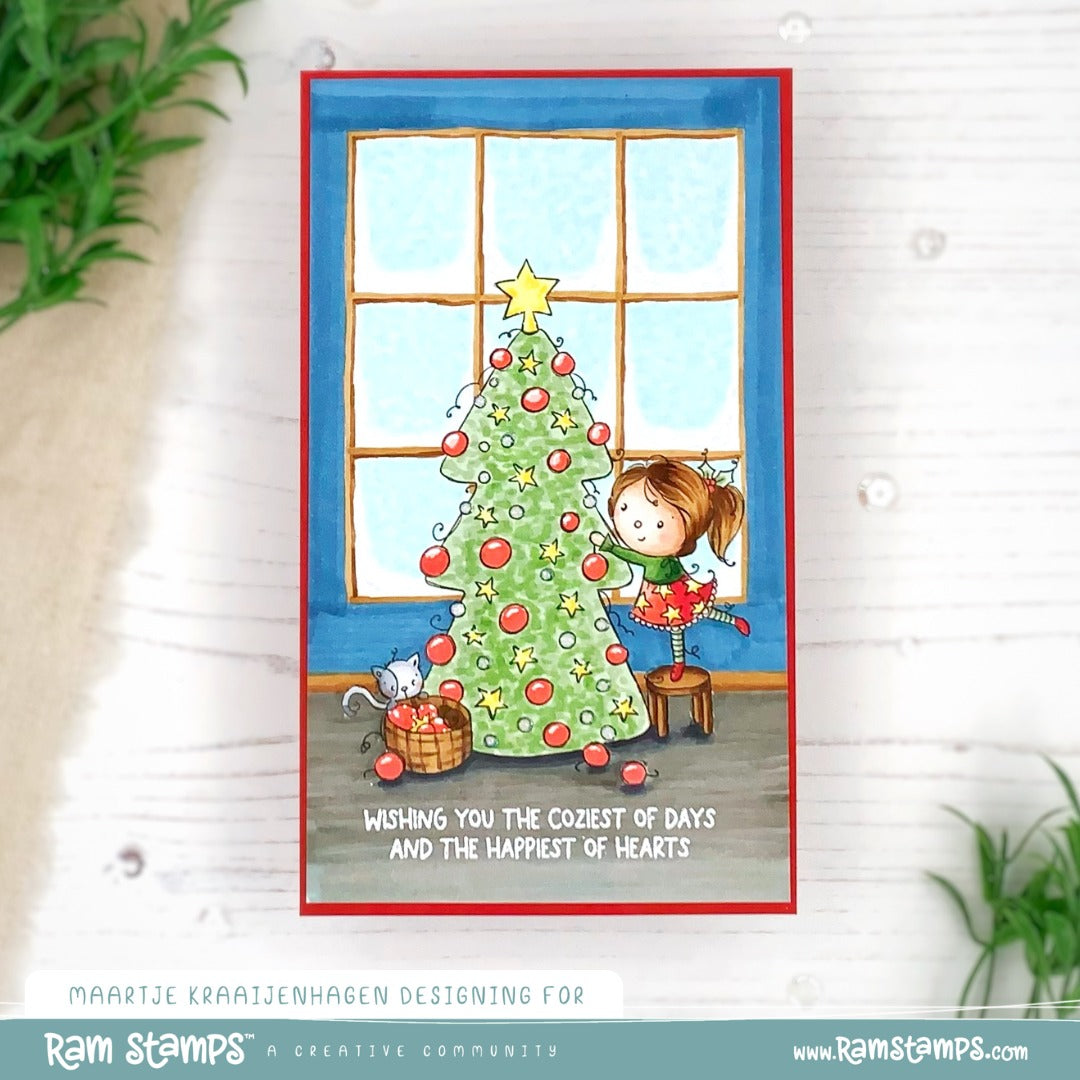 'Oh Christmas Tree' Digital Stamp