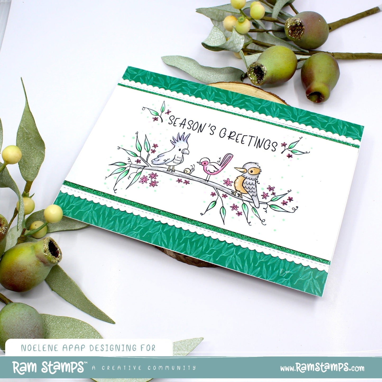 'Aussie Christmas' Digital Stamp & Paper Set