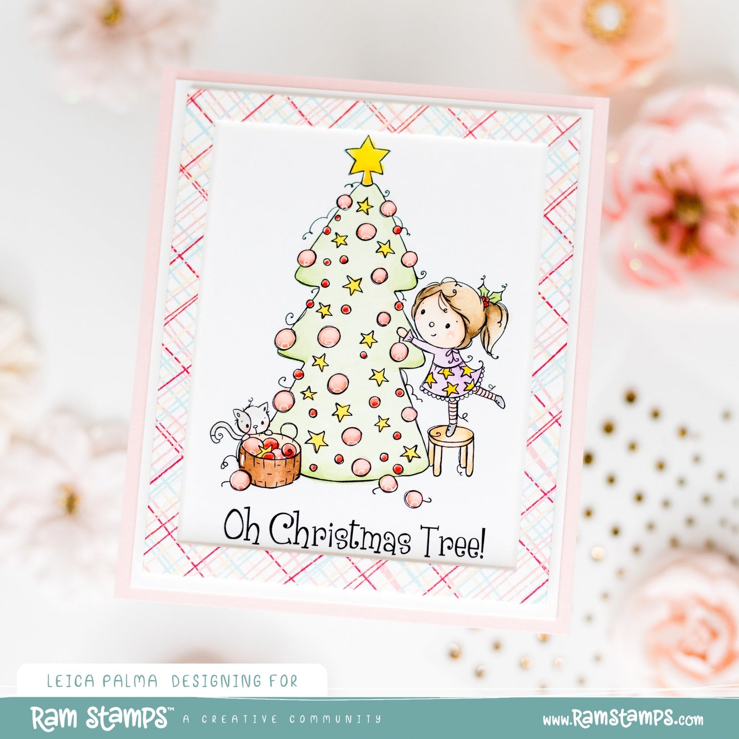 'Holly Jolly Christmas' Digital Stamp & Paper Set