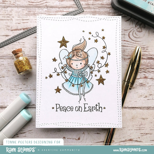 'Peace Angel' Digital Stamp