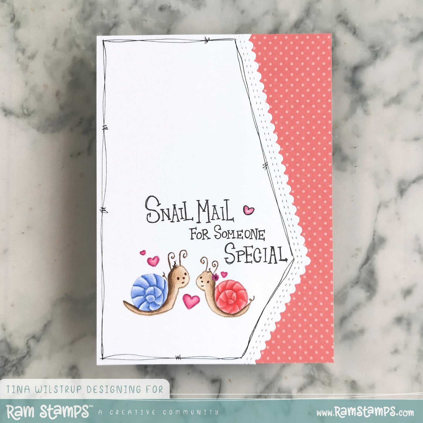 'Snail Mail' Digital Stamp