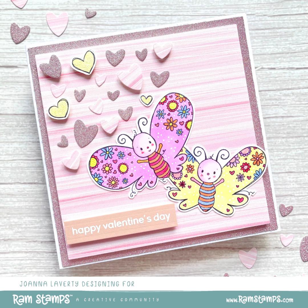 'Love Bugs' Digital Stamp & Paper Set