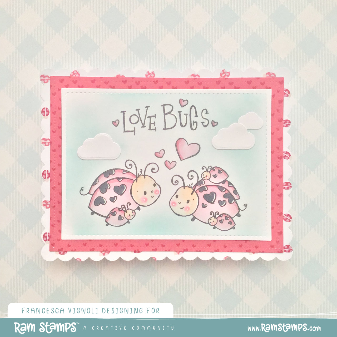 'Love Bugs' Digital Stamp & Paper Set