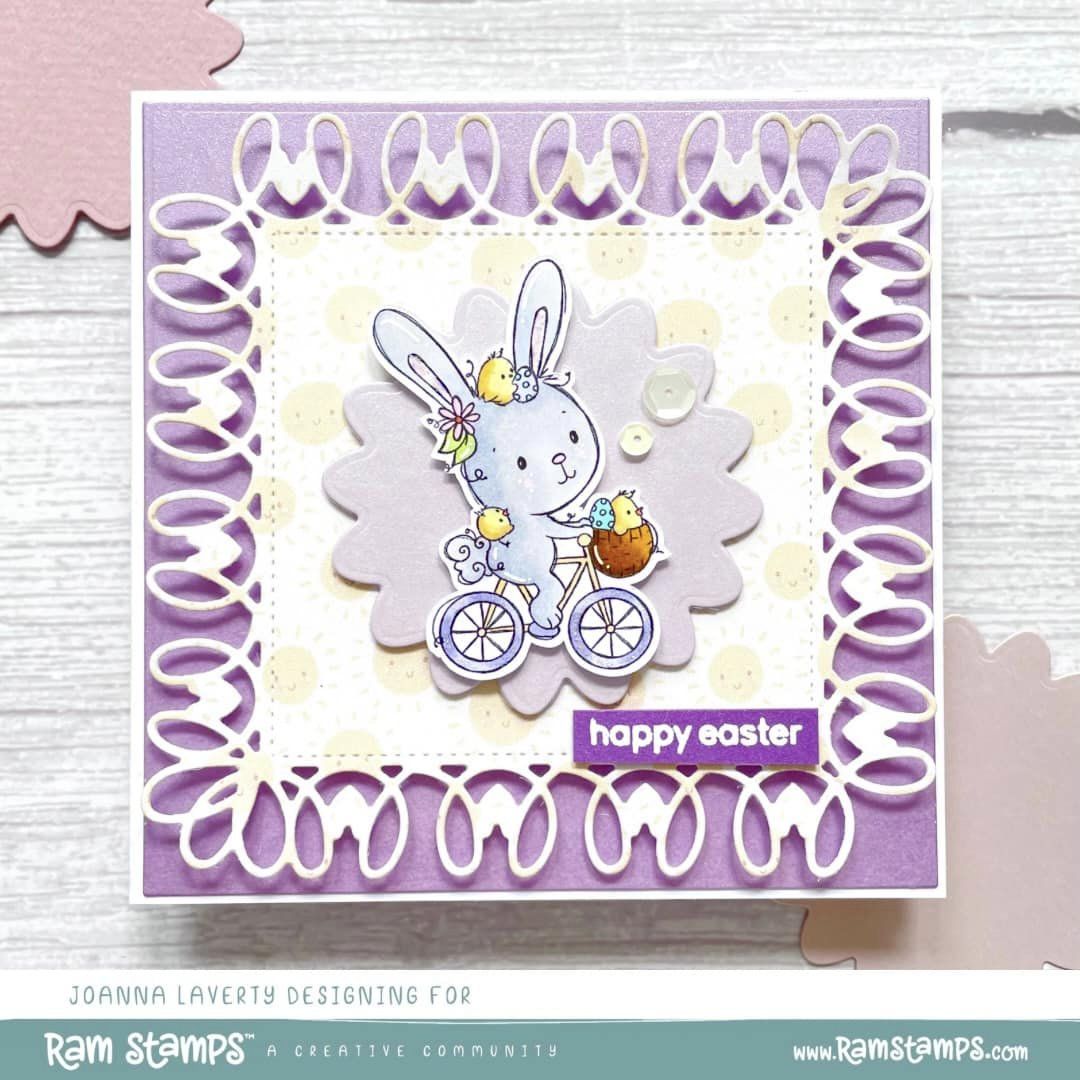 'Bunny's Bike' Digital Stamp