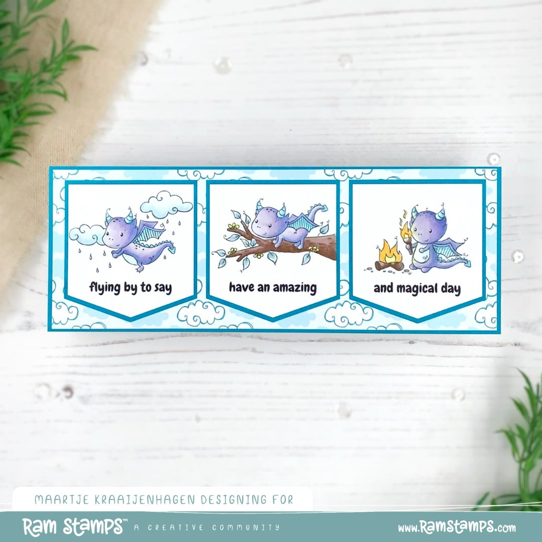 'Year of the Dragon' Digital Pattern Paper Pack