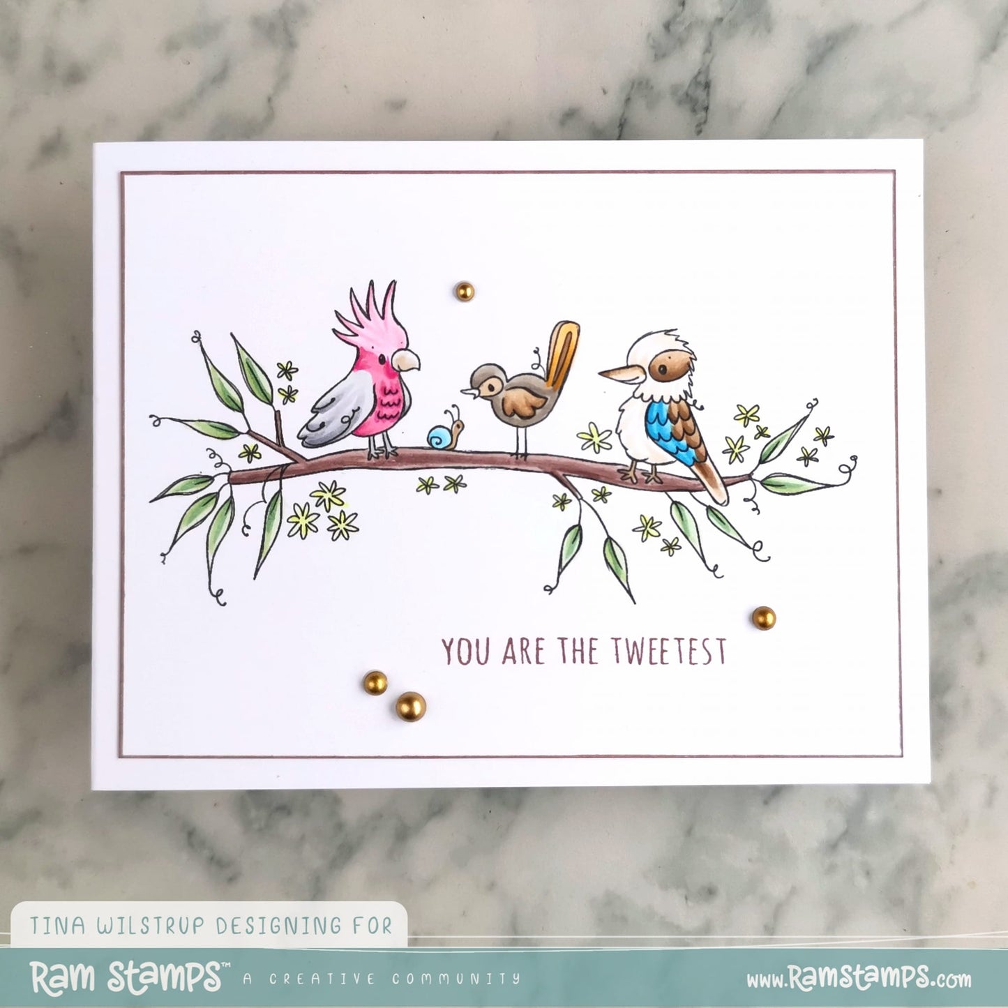 'Australian Birds' Digital Stamp
